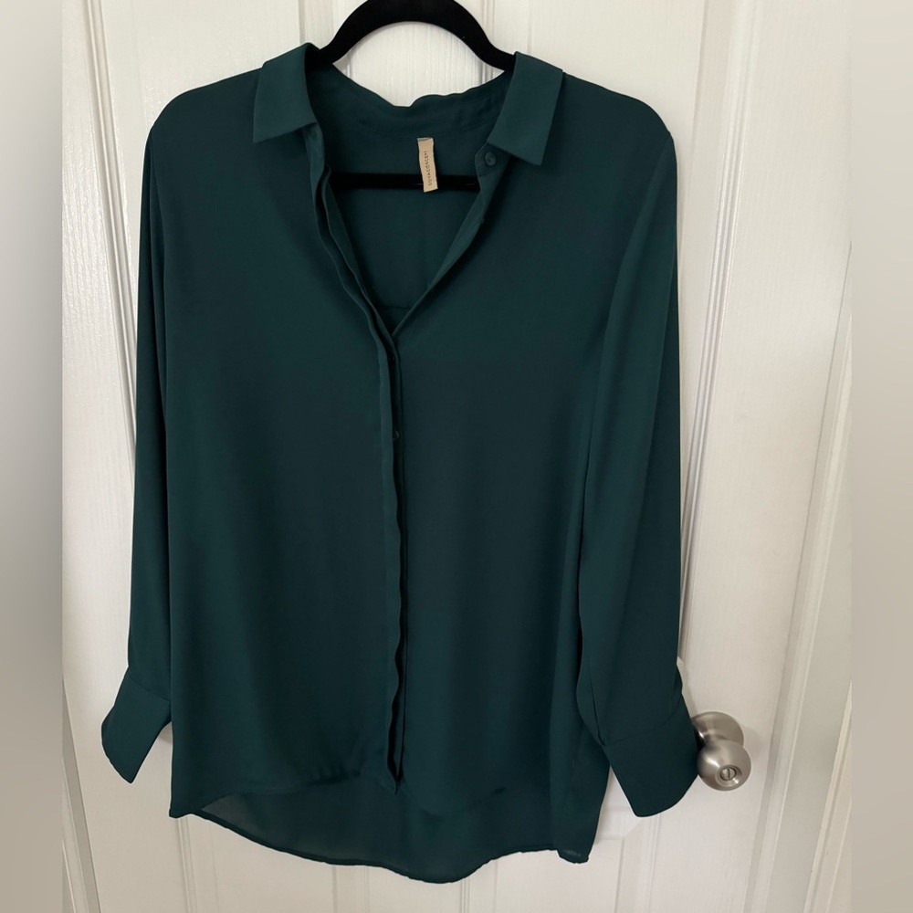 Soya Concept Green Tunic Shirt